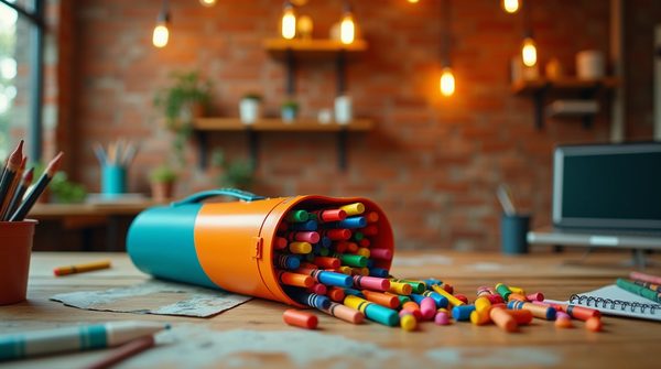 Le pot à crayon publicitaire : booster votre visibilité tout en organisant l'espace de travail